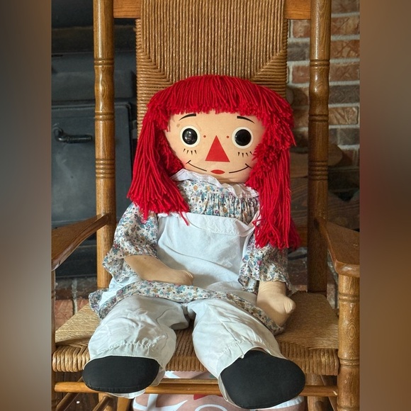 Rare Vintage 1960's XL Annabelle The Original Knickerbocker Raggedy Ann Doll - Picture 4 of 12